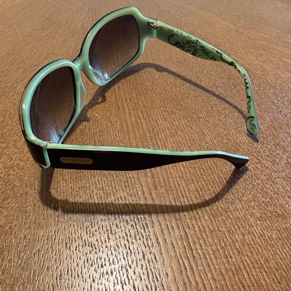 Coach Women's Sunglasses in Green and Black- Ginger S496 Black - Picture 10 of 12